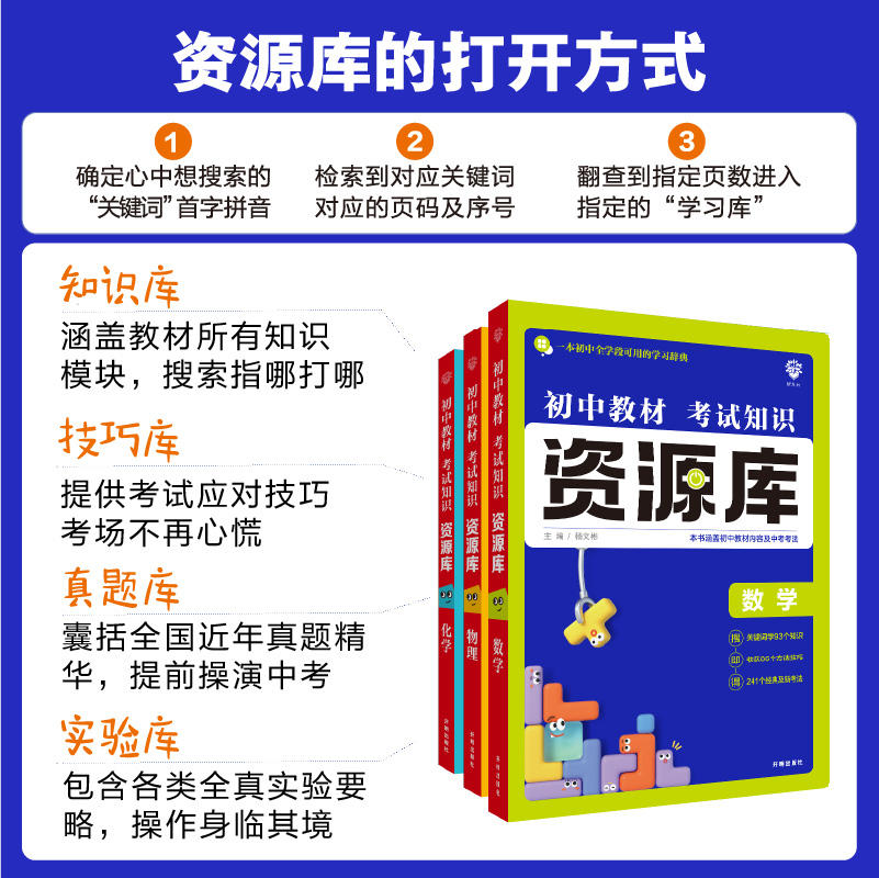 当当网 2025版理想树初中教材考试知识资源库语文数学物理化学生物政治地理历史英语初中同步中考复习讲解工具书辅导书初中通用