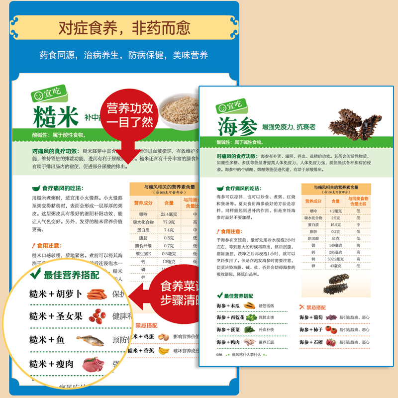 痛风吃什么禁什么 药食同源非药而愈彩色大国医养生保健图解 - 图0