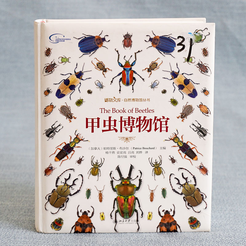甲虫博物馆 高清彩图 600种甲虫 科普读物 北京大学出版社 正版 - 图1