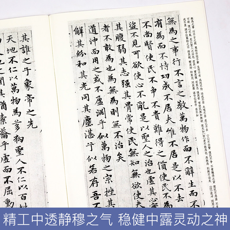 墨点字帖 赵孟頫小楷字帖传世碑帖精选成人初学者毛笔入门赵孟俯小楷书道德经,淘宝优惠券,粉丝福利购,淘宝优惠卷