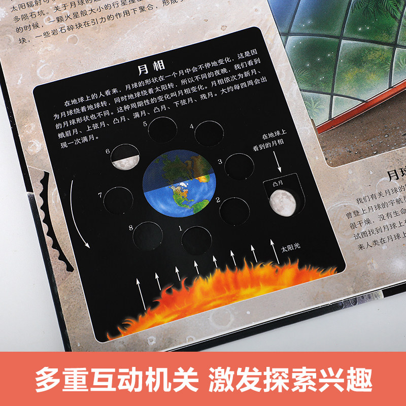 【当当网正版童书】乐乐趣 趣味科普立体书:太空 3-6-10岁儿童科普百科全书 揭秘太空宇宙飞船大百科3d立体书小学生课外阅读翻翻书,淘宝优惠券,粉丝福利购,淘宝优惠卷