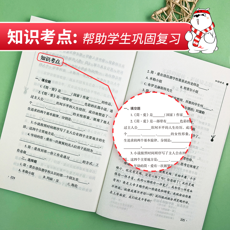 当当网正版 简爱书籍正版原著九年级下册必 读 中小学生课外阅读指导丛书 无障碍阅读 彩插励志版初中生书目老师推荐搭配儒林外史 - 图2