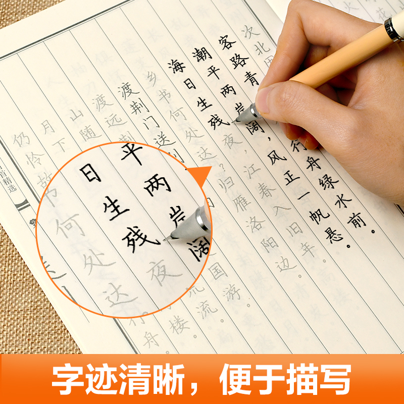 华夏万卷 名人名言字帖楷书描写临摹天天练字帖学生成人练字钢笔硬笔书法写字练字本 - 图2