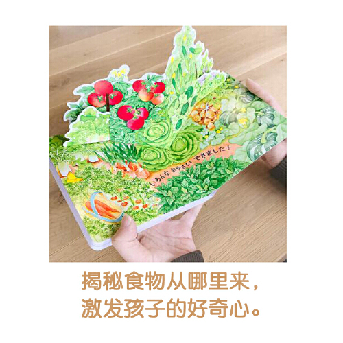 当当网正版童书 0-3岁食育玩具书好好吃的水果蔬菜全3册吃水果吧吃蔬菜吧好吃的蔬菜纸板书宝宝好习惯培养立体书绘本早教启蒙图书-图3