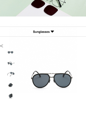 折叠口袋墨镜偏光轻便太阳镜防紫外线韩版蓝光配镜片哈么镜飞行镜
