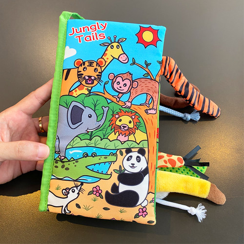 宝宝0-1岁礼盒玩具 婴幼儿安抚长颈鹿娃娃响玩偶布书满月周岁礼物 - 图1