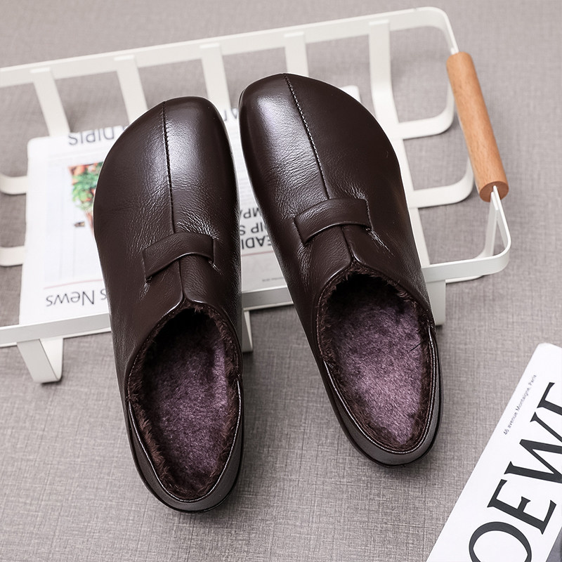 加绒保暖深口单鞋女真皮女鞋平底软底防滑妈妈鞋休闲皮鞋冬季棉鞋,淘宝优惠券,粉丝福利购,淘宝优惠卷