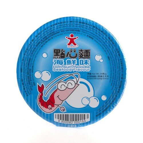 香港进口公仔牌点心面海鲜味方便面泡面即食面儿童面(小童的份量) - 图0