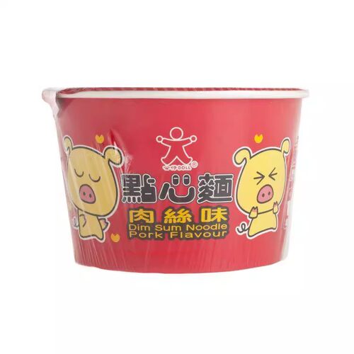 香港进口公仔牌点心面肉丝味点心面泡面即食面儿童面(小童的份量) - 图0