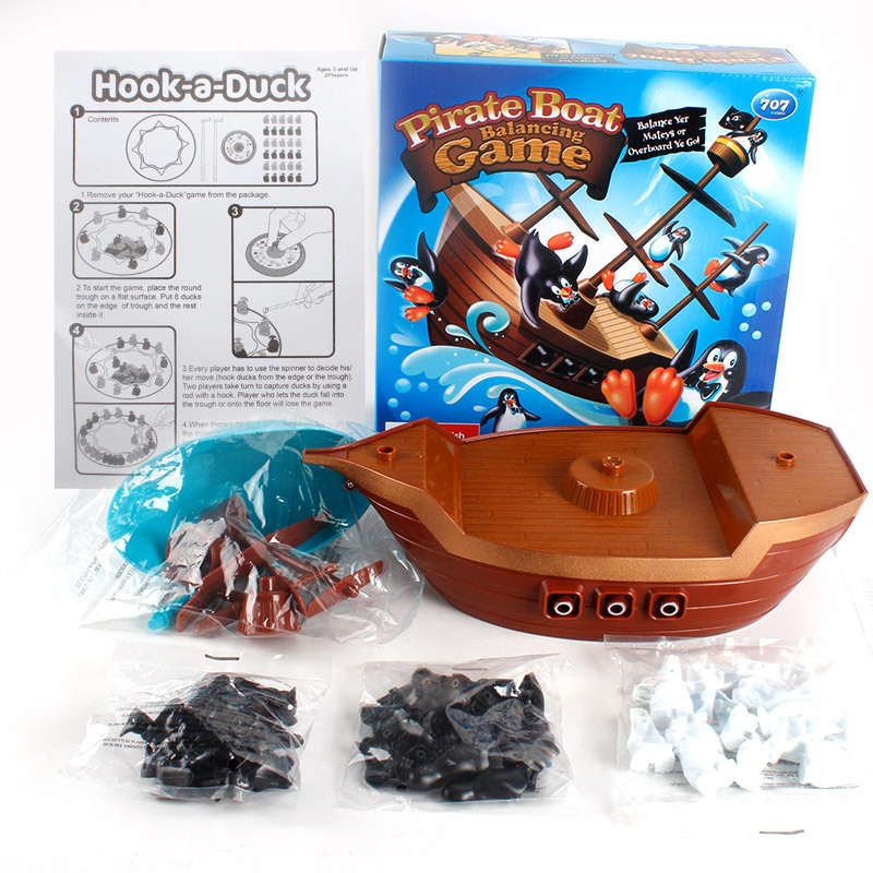 707-61企鹅海盗船平衡游戏益智桌面游戏亲子互动玩具外贸-图2