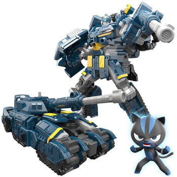 Mini Agent Toy x Mecha King Kong Transformation Robot Weapon Set Boy Cartoon Toy Ford