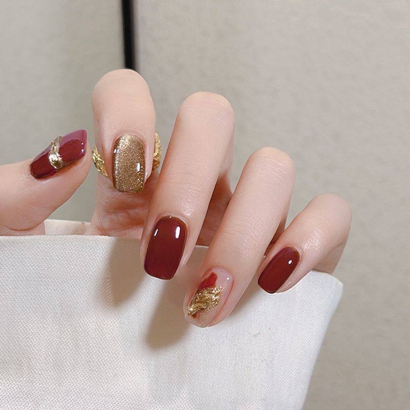 显白轻奢穿戴甲美甲成品高级感手工光疗国风新娘指甲贴片2023新款,淘宝优惠券,粉丝福利购,淘宝优惠卷