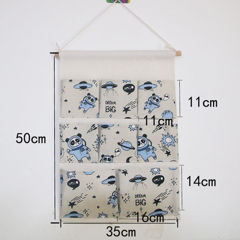 宿舍神器收纳挂袋布艺壁挂墙挂式墙上储物袋门后悬挂整理袋置物袋,淘宝优惠券,粉丝福利购,淘宝优惠卷