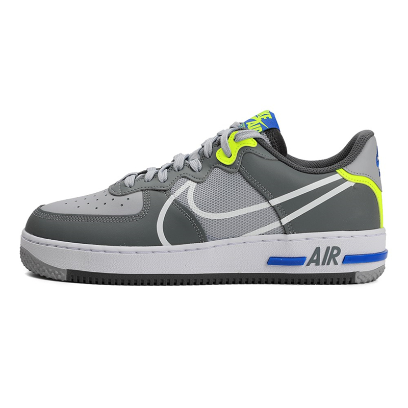 Nike Air Force 1 React AF1空军一号解构缓震休闲板鞋CD4366-100 - 图3