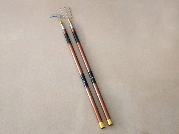 双剑玻璃钢4.5米-11米打窝手竿钓鱼短节蝉知了猴杆打窝镰刀鱼竿,淘宝优惠券,粉丝福利购,淘宝优惠卷