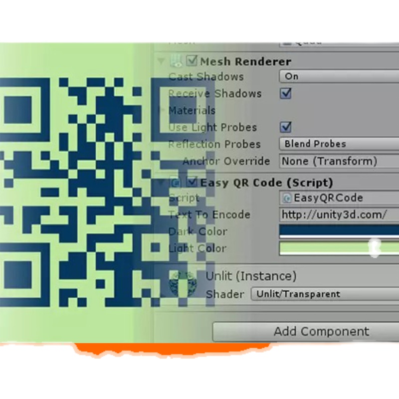 Unity3d Easy QR Code Generator Encoder 1.0二维码生成创建插件 - 图3