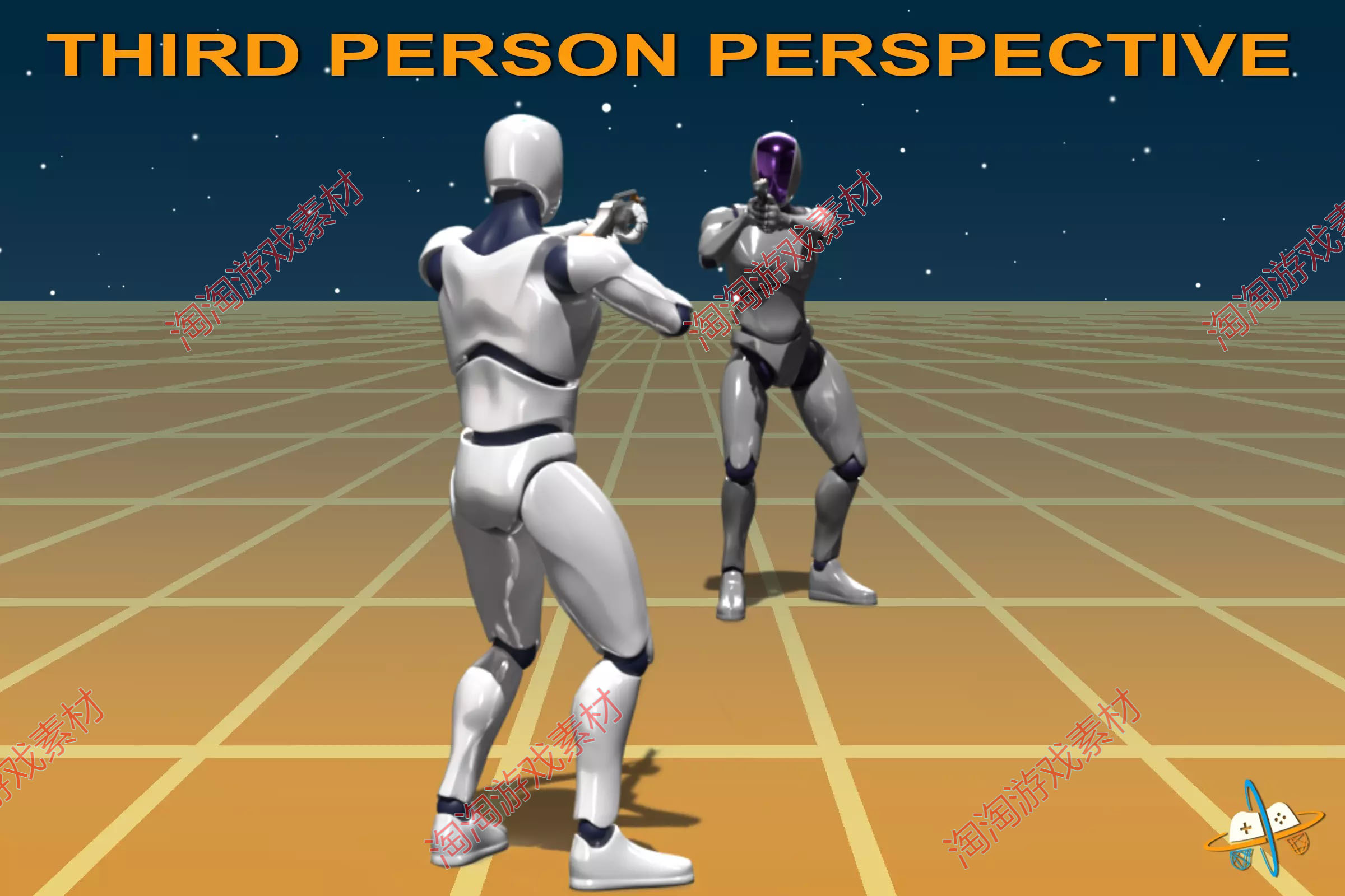 Unity Third Person Controller v2.1.10射击游戏控制器模板工具-图1