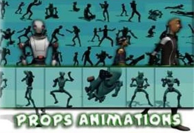 Unity3d Props Animations 1.38超800种动作动画合集-图0