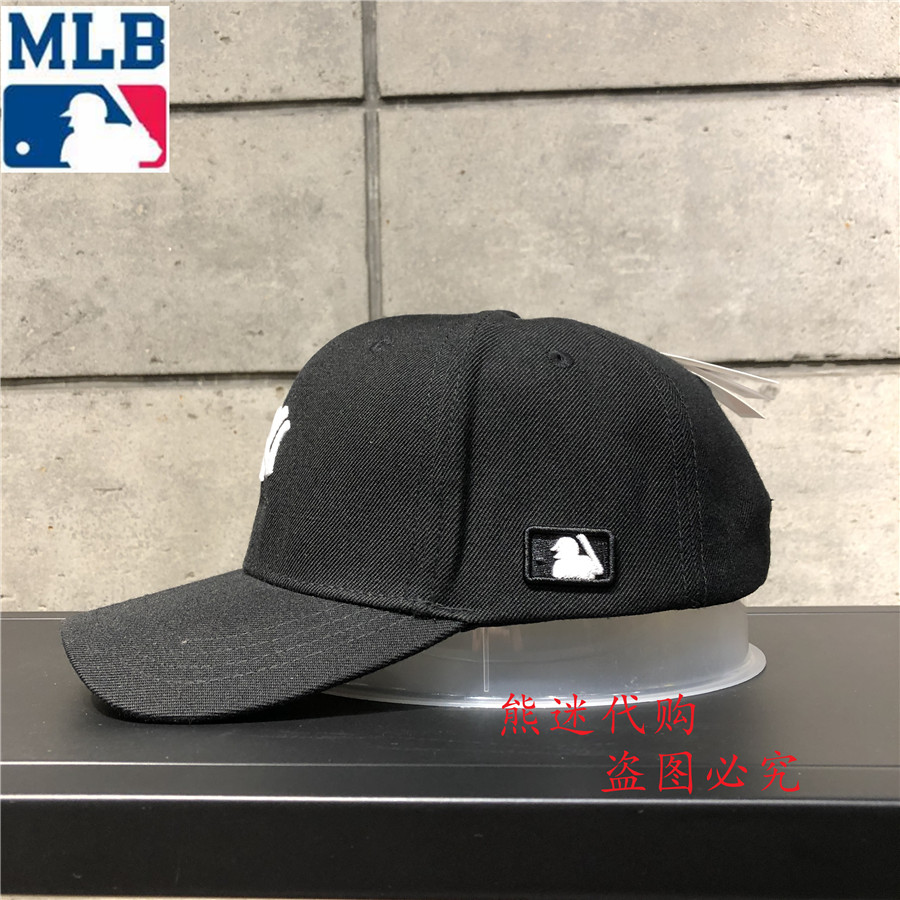 MLB棒球帽正品NY帽子女鸭舌帽男遮阳帽棒球帽19NY5UCD10700 - 图1