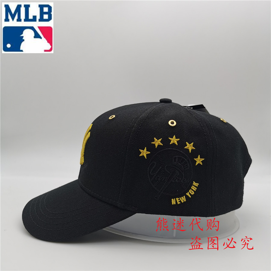 MLB棒球帽正品NY帽子女鸭舌帽男遮阳帽防晒帽20NY5UCD01900 - 图1