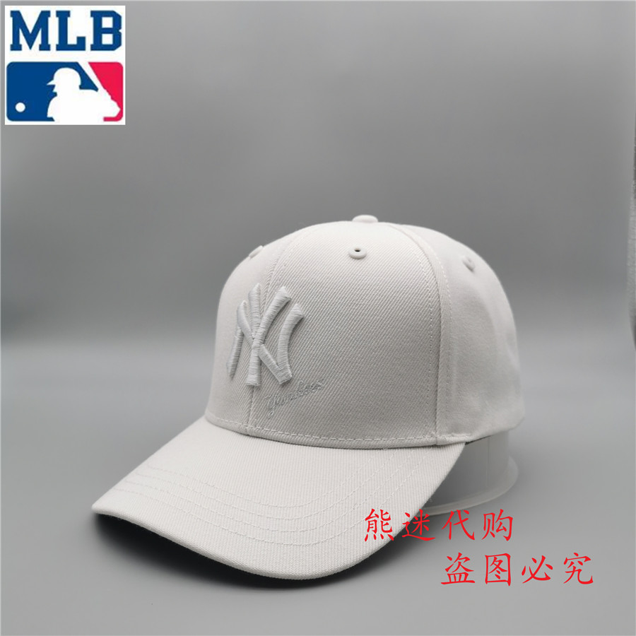 MLB棒球帽正品NY帽子女鸭舌帽男遮阳帽防晒帽17NY3UCD00210 - 图2