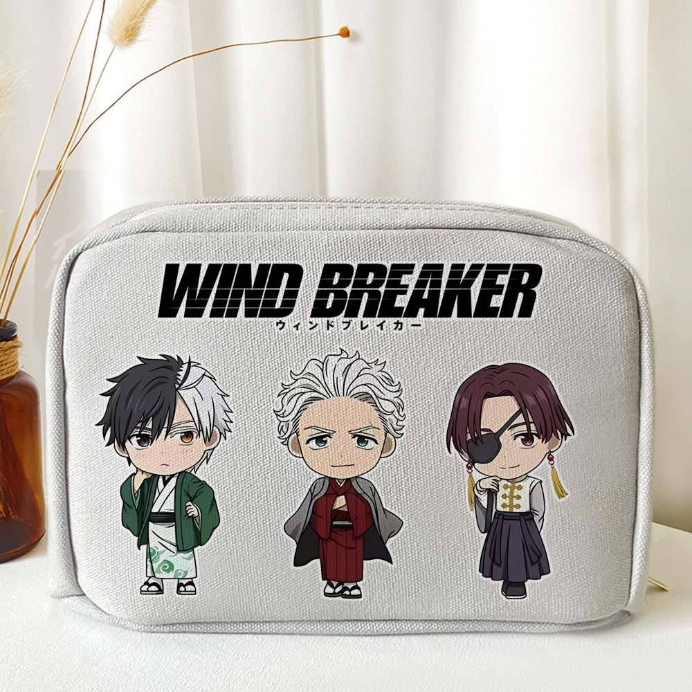 漫能防风铃防风少年笔袋文具盒收纳袋大容量日本动漫周边二次元,淘宝优惠券,粉丝福利购,淘宝优惠卷