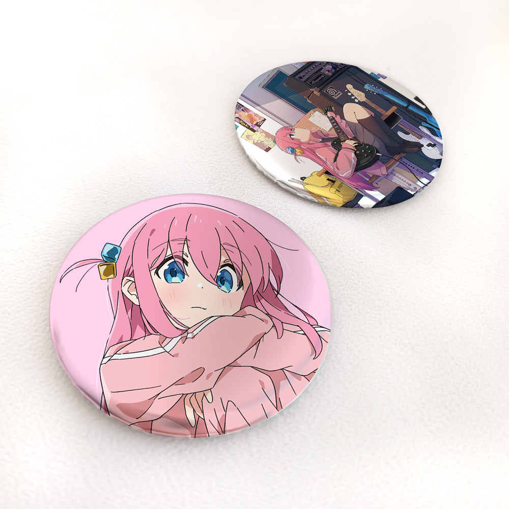 漫能孤独摇滚后藤独虹夏山田凉喜多郁代吧唧银色金属徽章动漫周边,淘宝优惠券,粉丝福利购,淘宝优惠卷