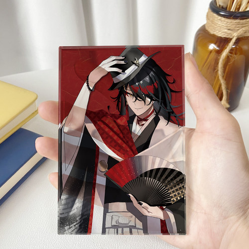 漫能luxiem彩虹社立牌vox摆件Ike Mysta Shu日系二次元周边礼物 - 图2