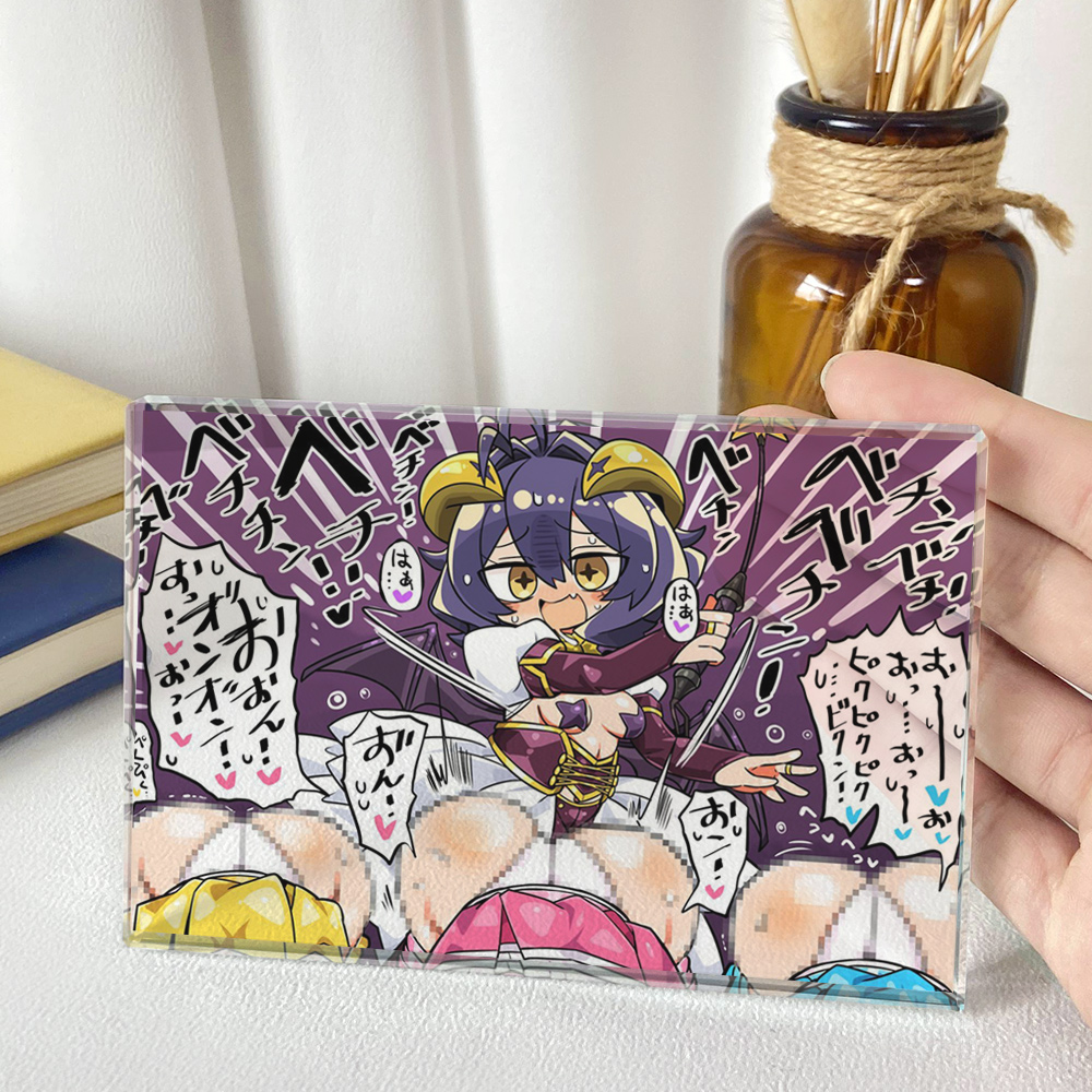 漫能梦想成为魔法少女水晶立牌个性日系透明摆件二次元动漫周边 - 图2