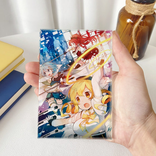 漫能魔法少女小圆水晶立牌桌面摆件日系个性卡通动漫周边二次元 - 图2
