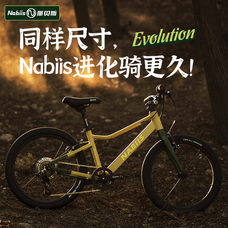 Nabiis那贝斯进化系列儿童自行车孩小女孩3-6岁以上中大童新款 - 图0