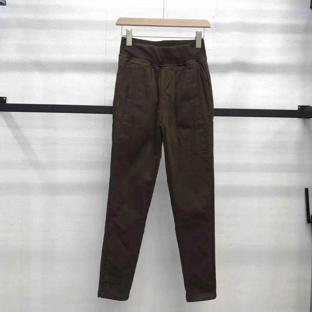 尹衣社2025冬季新款棉裤1292女高腰显瘦加厚外穿休闲夹棉小脚裤,淘宝优惠券,粉丝福利购,淘宝优惠卷