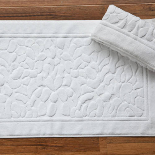 五星级酒店地巾全棉浴室防滑地垫卫生间加厚吸水机洗卧室进门脚垫 - 图1