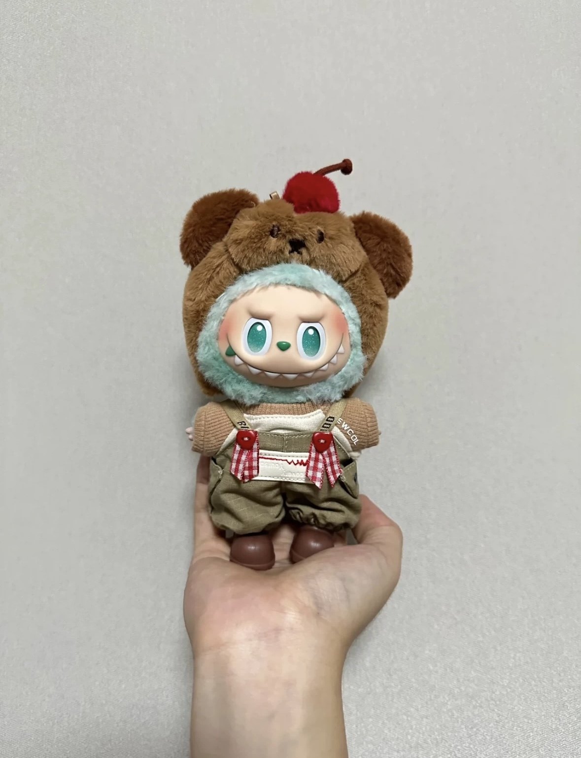 适用一二三代labubu前方高能手工娃衣10cm草莓套装拉布布娃衣,淘宝优惠券,粉丝福利购,淘宝优惠卷