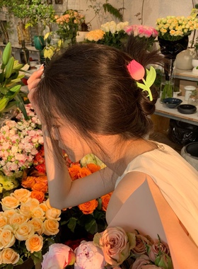 郁金香抓夹发卡郁金香抓夹
