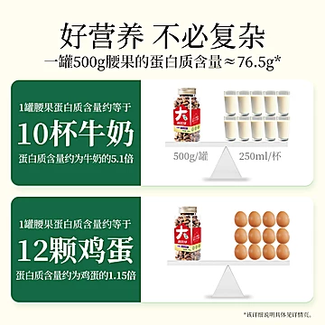 年货提前囤！紫衣腰果500g[6元优惠券]-寻折猪