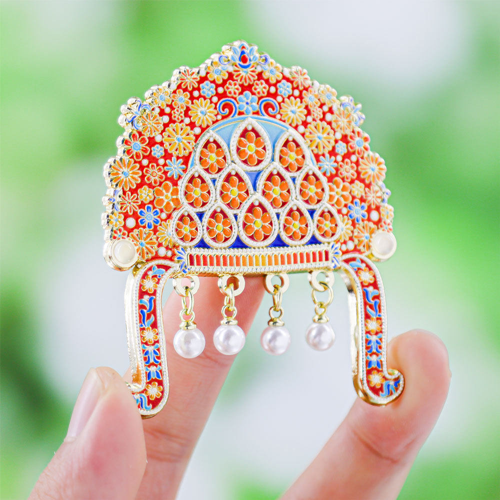 萧皇后凤冠冰箱贴磁贴中国风大运河博物馆扬州文创旅游2026年