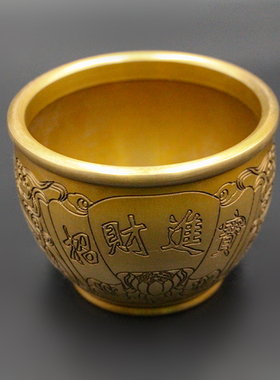 纯铜招财风水居家装饰品存钱罐