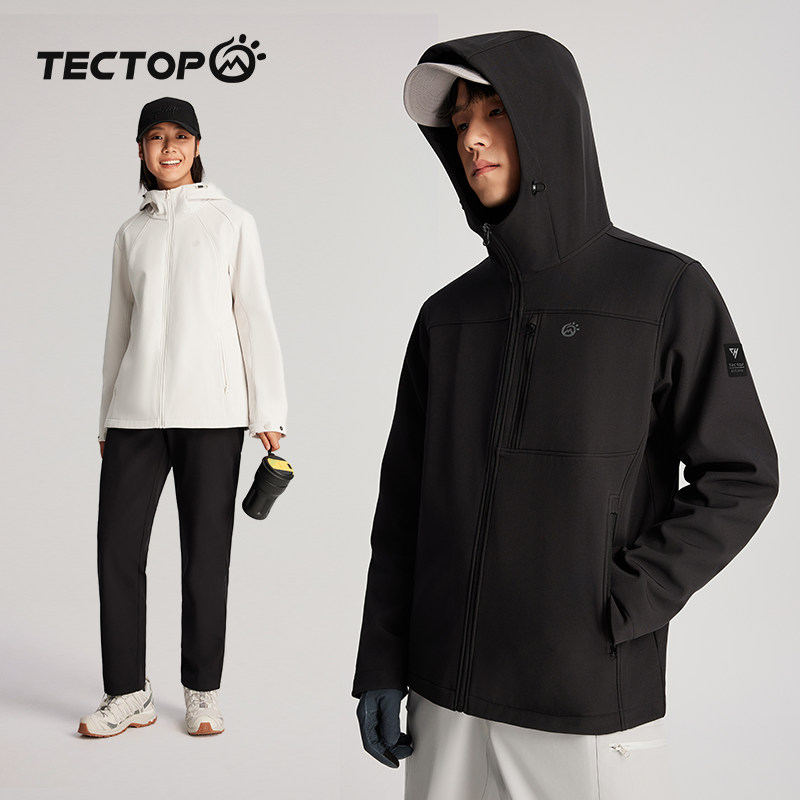 探拓户外软壳衣男女防风防泼水收腰秋冬保暖加绒外套登山徒步夹克,淘宝优惠券,粉丝福利购,淘宝优惠卷