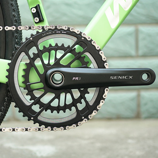 Las bielas de bicicleta de carretera SENICX Yuyong PR3 cambiaron a doble plato