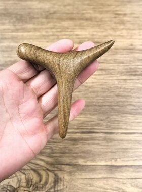 金丝檀木三角雀穴位按摩棒