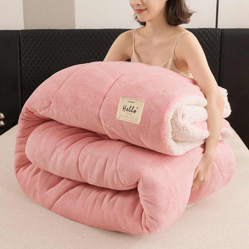羊羔绒被子冬被加厚保暖牛奶绒棉被双面绒冬单双人春秋冬季加绒芯,淘宝优惠券,粉丝福利购,淘宝优惠卷
