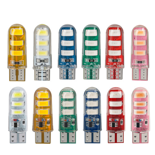 汽车示宽灯超亮led硅胶日行灯改装行车灯t10冰蓝小灯W5W插泡12V - 图3