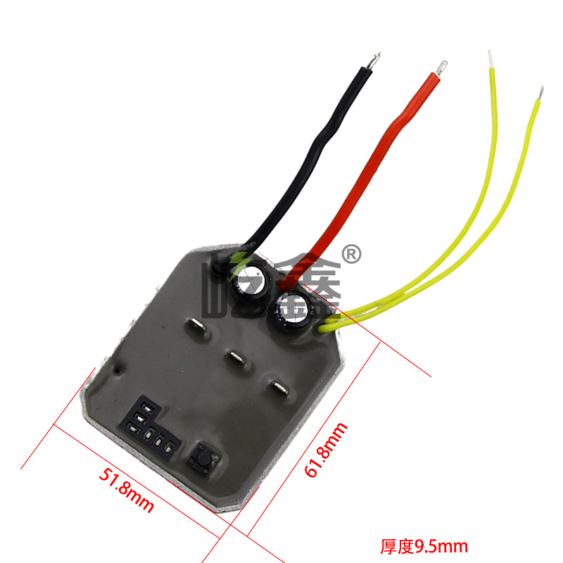 适用大艺款无刷角磨机控制板通用锂电磨机控制器保护板电路板配件