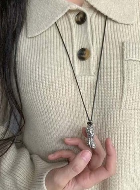 好事花生吊坠项链百搭洋气