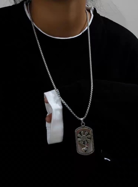 合金钛钢链条盒子链男女通用旋转