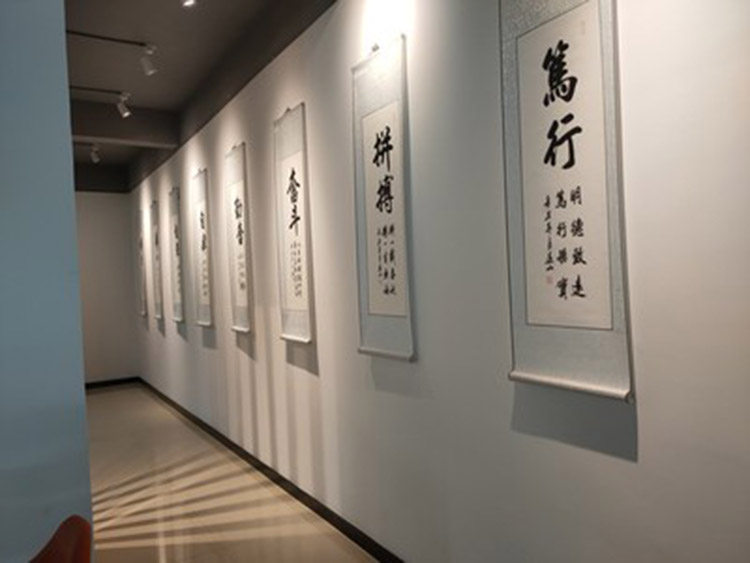 书法条幅励志作品办公室文化墙名家手写真迹客厅书房竖幅挂轴字画_虎窝淘