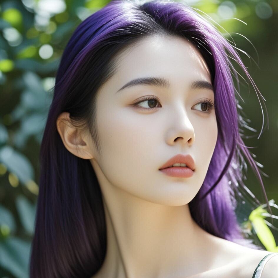 染町 超仙气紫黑色染发膏 黑加仑紫 染发剂紫色 免漂自己在家染 - 图2