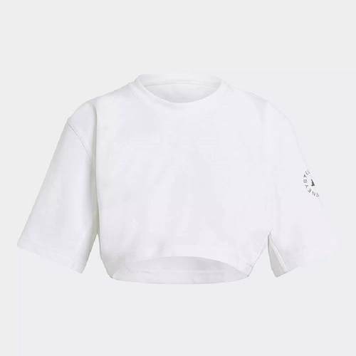 酷动城阿迪达斯三叶草CROP 短袖女子运动T恤 GL7339 - 图0