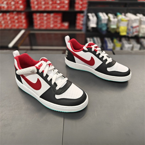 正品Nike/耐克Court Low女子白红芝加哥低帮休闲板鞋 DQ5354-161 - 图0